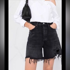 Agolde Black Stella Shorts